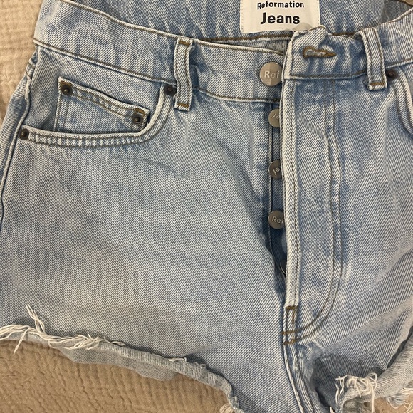 Reformation High Rise Dixie Short in Tahoe 26 - Picture 1 of 5